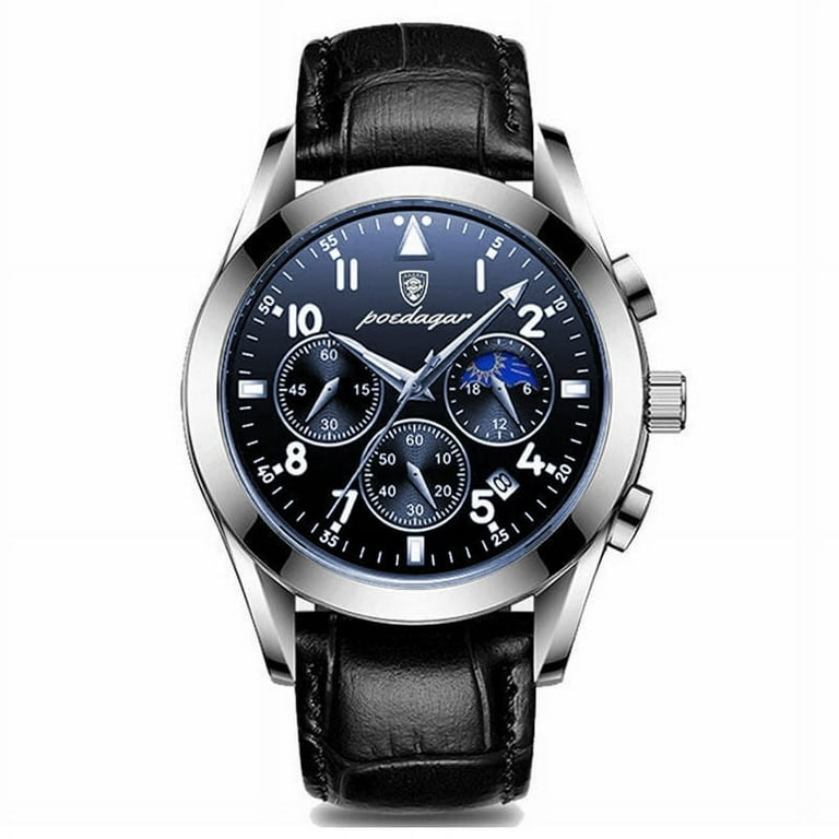 POEDAGAR Mens Watches Top Brand Luxury Automatic Mechanical Clock