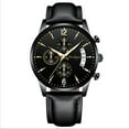 thumbnail image 1 of POEDAGAR New Fashion Sport Chronograph Mens Watches Top Brand Luxury Military Leather Casual Quartz Wrist Watch Student Gif, 1 of 1