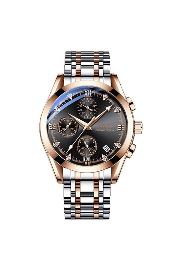 New Fashion Sport Chronograph Mens Watches Top Brand Luxury Military Leather Casual Quartz Wrist Watch Student Gif