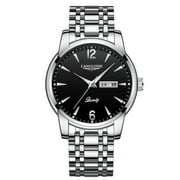 POEDAGAR Top Brand Luxury Mens Watches Luminous Waterproof Stainless Steel Watch Men Date Calendar Business Quartz Wristwatch