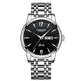 thumbnail image 1 of POEDAGAR Watch Men Stainless Steel Business Date Clock Waterproof Luminous Watches Mens Top Luxury Sport Quartz Wristwatch, 1 of 1