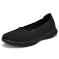 thumbnail image 1 of POEMLADY Women's Shoes Casual Loafers Slip on Flat Ballet Comfortable Breathable Shoes All Black US6, 1 of 5