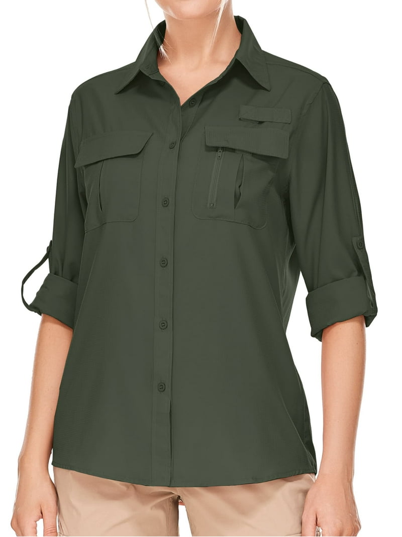 POENTAB Long Sleeve UV Protection Quick Dry Shirts for Women