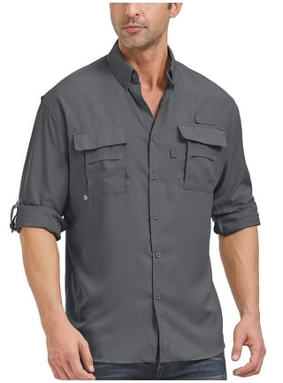 Mens Work Shirts in Mens Workwear | Gray - Walmart.com