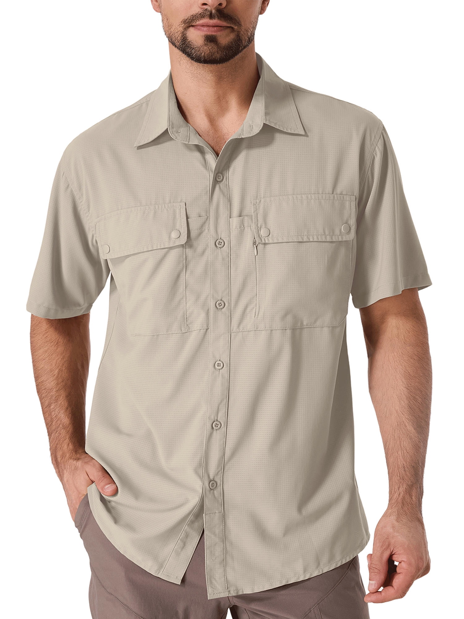 Habit Men's Short Sleeve Blue Springs 40+ UPF Quick Dry