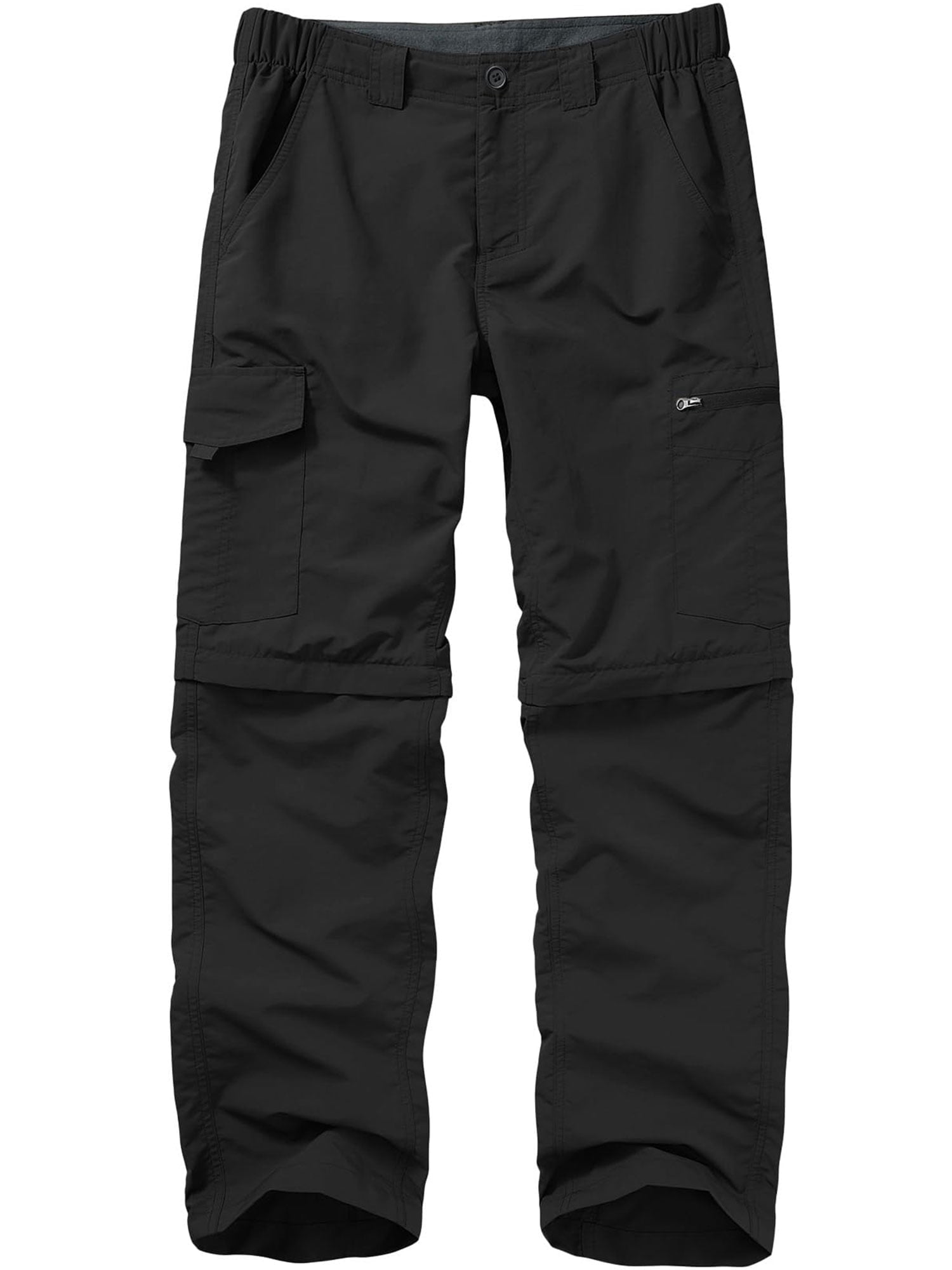 POENTAB Mens Hiking Pants Convertible Zip-Off Lightweight Quick