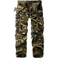 thumbnail image 1 of POENTAB Cargo Pants for Women Cotton Work Pants Hiking Trousers with 8 Pockets(No Belt), 1 of 6