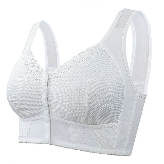 POETANCE 50% Off Clear! Moona Bra For Senior Front Closure Breathable Bra For Seniors Wirefree Bras For Older Women