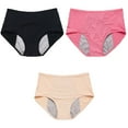 thumbnail image 1 of POETANCE Clearance Women's Underwear Incontinence Underwear for Women High Absorbency Period Leakproof Cotton Underwear Bladder Control Panties 3Pack Women Breathable Bra, 1 of 8