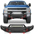 thumbnail image 1 of POFENZE Front Bumper for Chevrolet Silverado 2500 3500 HD 2015-2019 Textured Black Pickup Truck Bumper with Winch Plate Lights and D-rings, 1 of 7