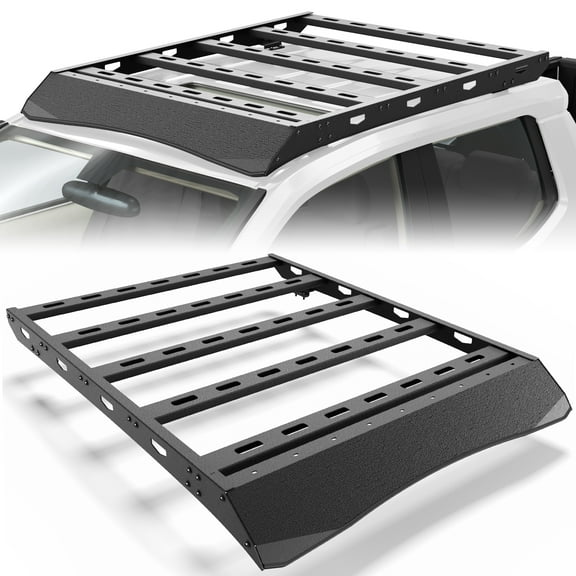 POFENZE Heavy Duty Top Roof Rack Cargo Carrier for 2024 2025 Toyota Tacoma Double Cab
