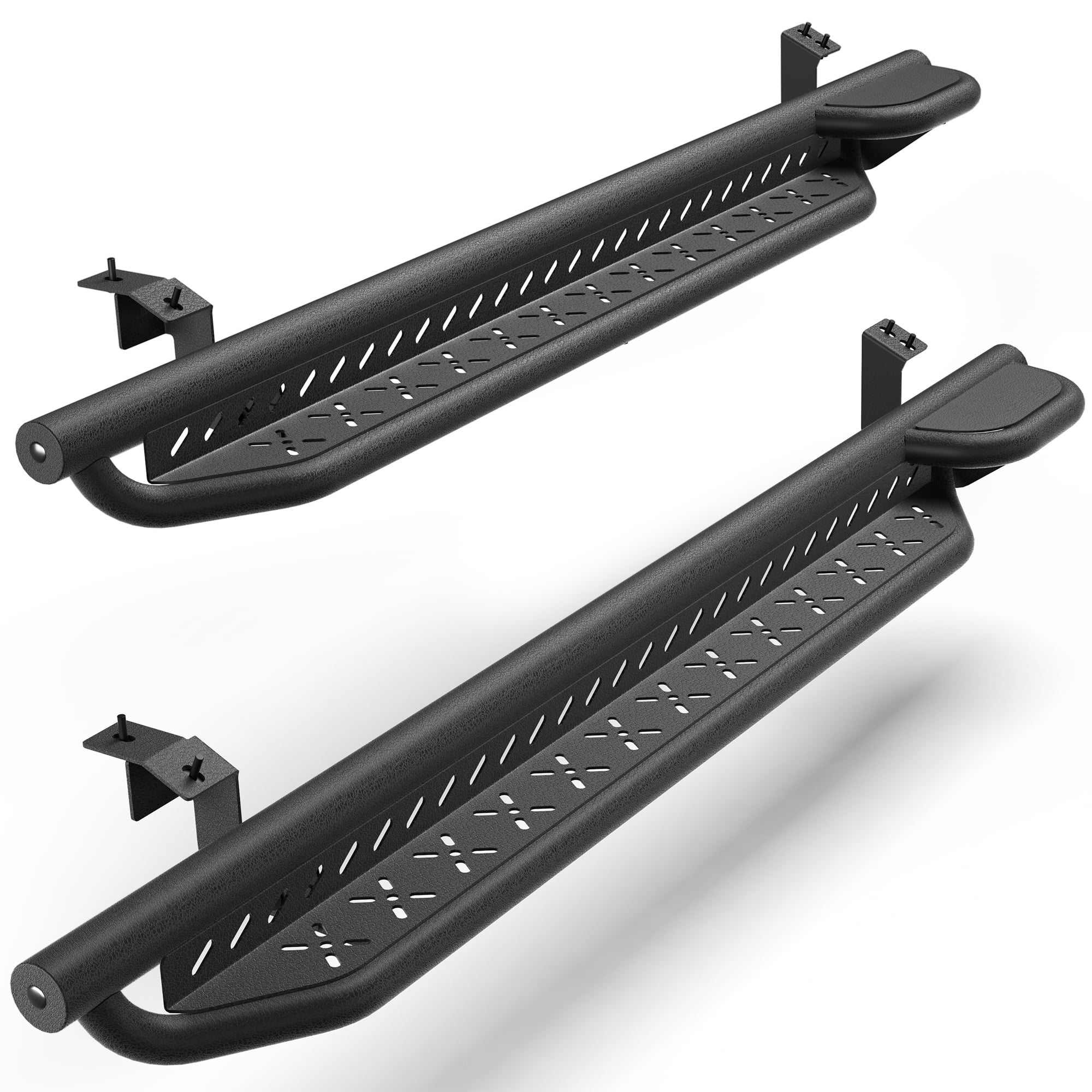 POFENZE Running Boards Compatible with Toyota Tacoma 2005-2023 Access Cab Textured Surface Side Steps for Truck Black Nerf Bars for Tacoma