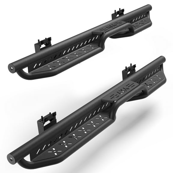 POFENZE Running Boards Side Steps for 2020-2025 Defender 110 Off-Road Car Door Step Black Nerf Bars