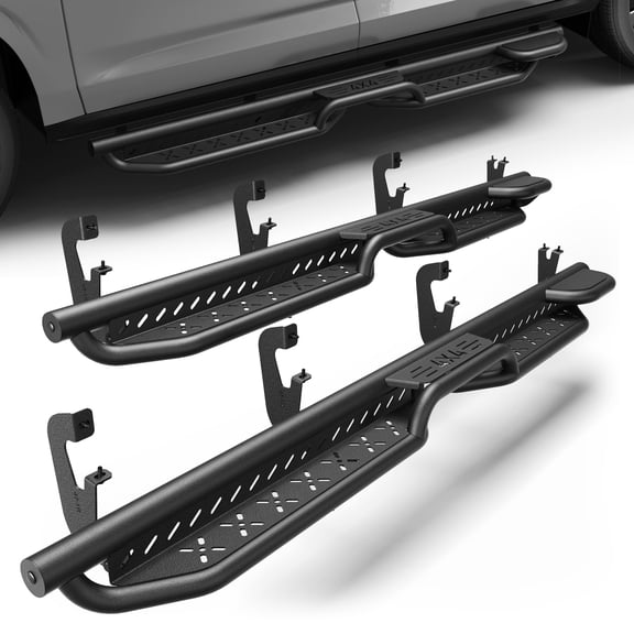 POFENZE Running Boards Side Steps for 2021 2022 2023 2024 Chevy Suburban Crew Cab Black Step Bars for SUV