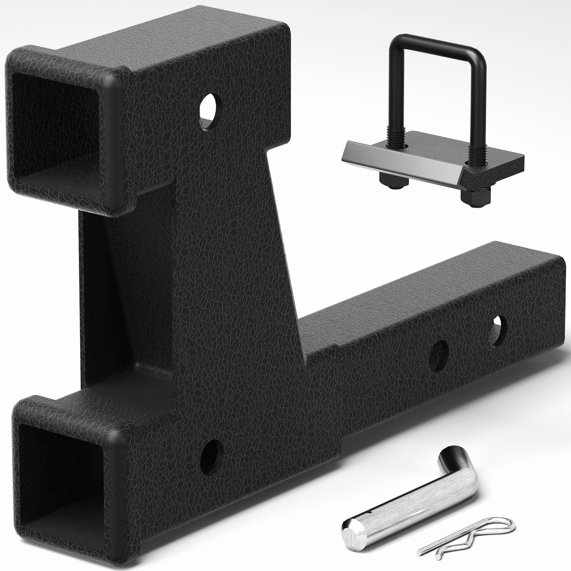 POFENZE Trailer Hitch, Adjustable 2 Inch Receiver Extension, 4000 lbs ...