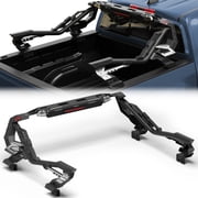 POFENZE Truck Roll Bar Compatible with Chevrolet Colorado, Toyota Tacoma, Nissan Frontier. Jeep Gladiator, GMC Canyon, Ford Ranger, Honda Ridgeline, Black Powder Coated Chase Rack for Pickup Truck