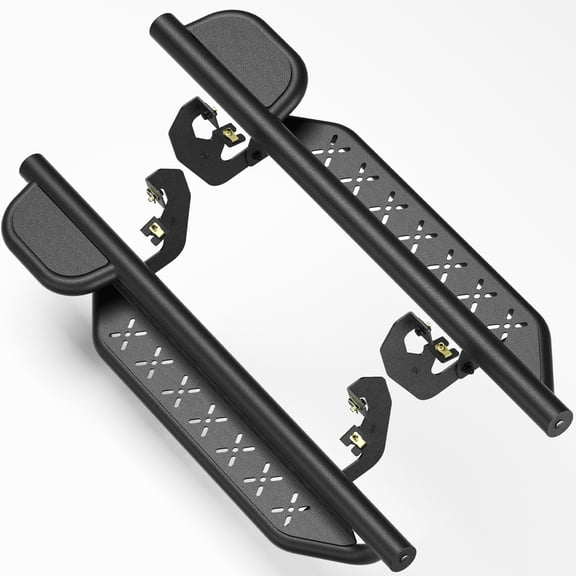 POFENZE for 2019-2025 Chevy Silverado 1500 Regular Cab Running Boards Side Steps Black Truck Steps Silverado 1500 Accessories