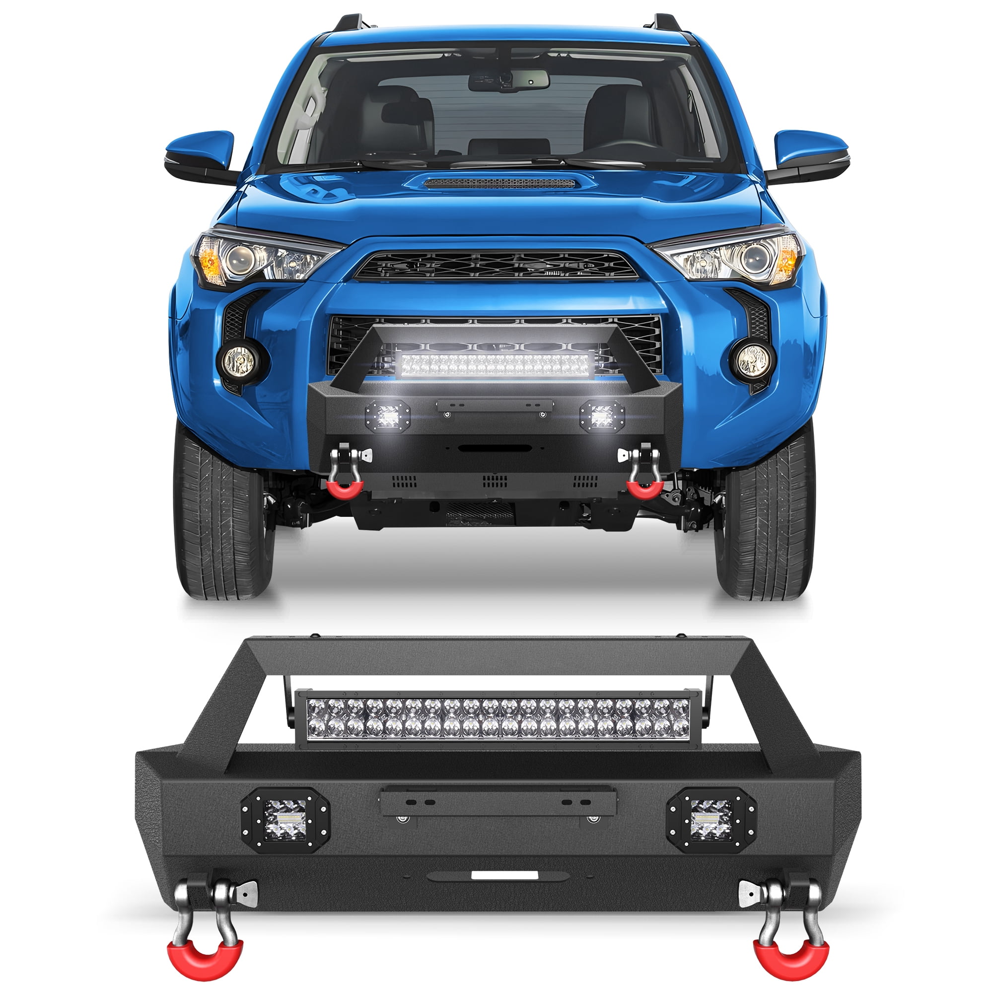 POFENZE for Toyota 4Runner 2010-2023 Front Bumper Stubby Bumper with ...