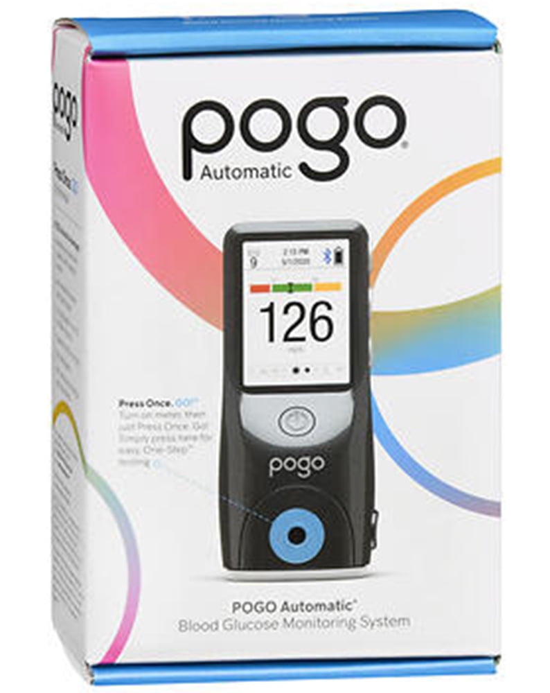 POGO Diabetic Testing Set Bluetooth Enabled Automatic Blood Glucose