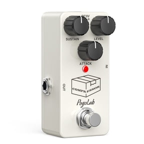 POGOLAB Compressor Pedal Guitar Pedal Compressor Mini Compressor Pedal for Electric Guitar Bass True Bypass