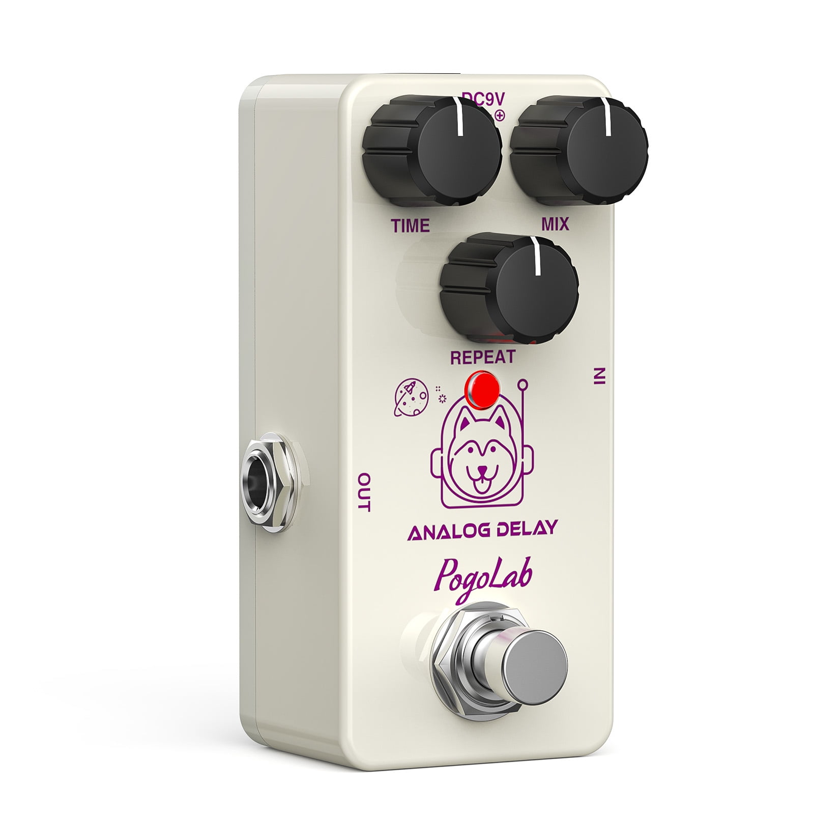 POGOLAB Delay Pedal Delay Pedals for Electric Guitar Analog Delay Guitar Pedal DC 9V True Bypass Mini Delay Pedal