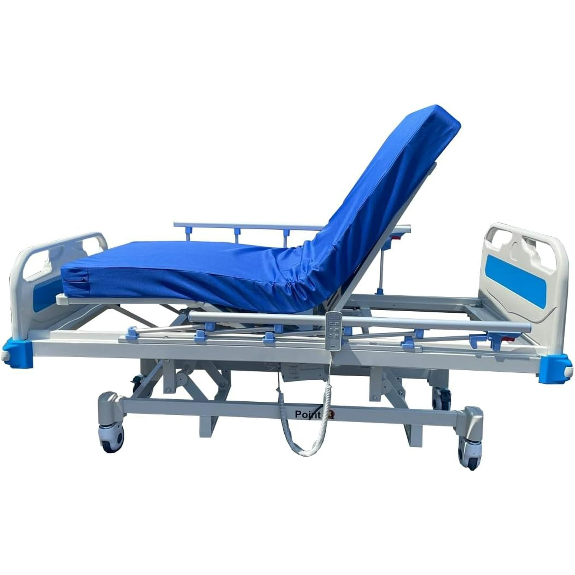 Premium Full Electric Adjustable Hospital Bed with Blue Foam Mattress