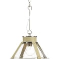 thumbnail image 1 of POINT DUME® Rockdance Collection Brushed Nickel Pendant, 1 of 3