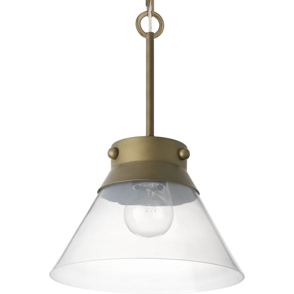POINT DUME® Tapia Trail Collection Aged Brass Semi-Flush Convertible