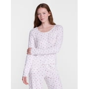 Joyspun Women s Pointelle Sleep Top Sizes XS-2X