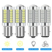POINTERTECK 1pcs T20 7443 582 W21W LED Reverse Back Up Brake Stop Turn Tail Light Bulbs, Red Light