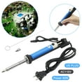 thumbnail image 1 of POINTERTECK 40W Soldering Iron Tools,110V 40W Electric Soldering Iron PCB Solder Sucker Rework Station Heat Pencil Desoldering Vacuum Pump Welding Tool US Plug for Electronic Jewelry,Blue, 1 of 6