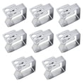 thumbnail image 1 of POINTERTECK 8 Pcs Stainless Steel Tablecloth Clips Adjustable Cloth Clip Table cloth Clamp Holder Table Cover Clamps for Home Wedding Party Picnic, 1 of 7