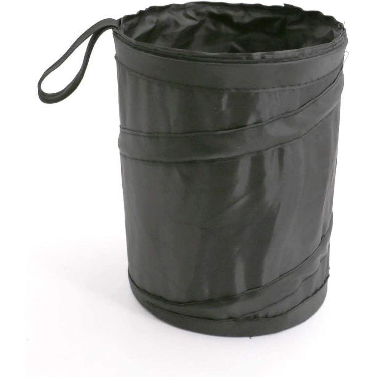 Portable Garbage Break POINTERTECK Black Vehicle Pop up Leakproof Trash Can Collapsible ...