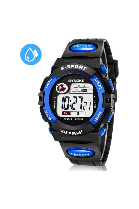 Electronic Watch,Digital Sport Outdoor Chronograph Watch ,Blue