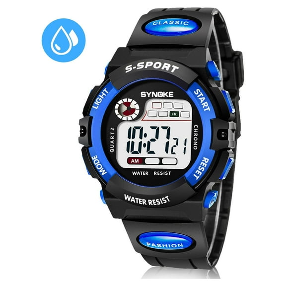 POINTERTECK Electronic Watch,Digital Sport Outdoor Chronograph Watch ,Blue