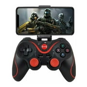 POINTERTECK Mobile Game Controller Wireless Gamepad with Phone Clip TSV Bluetooth Mobile Gaming Controller Fit for Android/iOS 13.3 and Below Smartphones PC Tablet Games