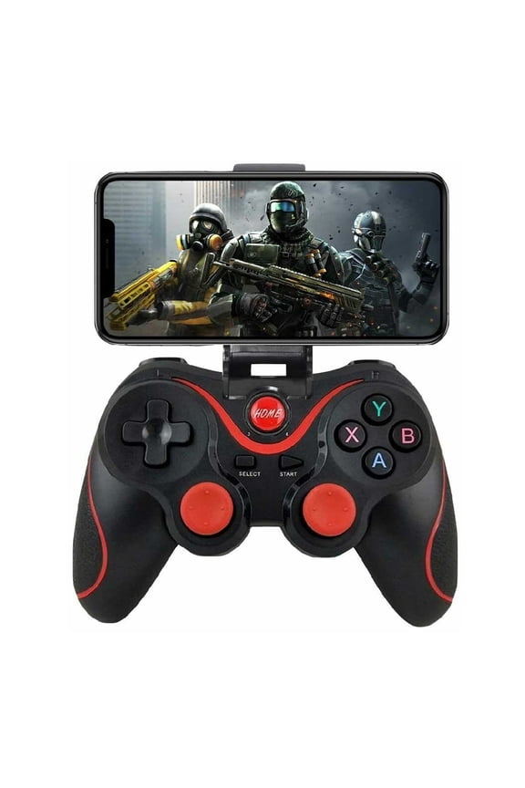 Mobile Game Controller Wireless Gamepad with Phone Clip TSV Bluetooth Mobile Gaming Controller Fit for Android/iOS 13.3 and Below Smartphones PC Tablet Games
