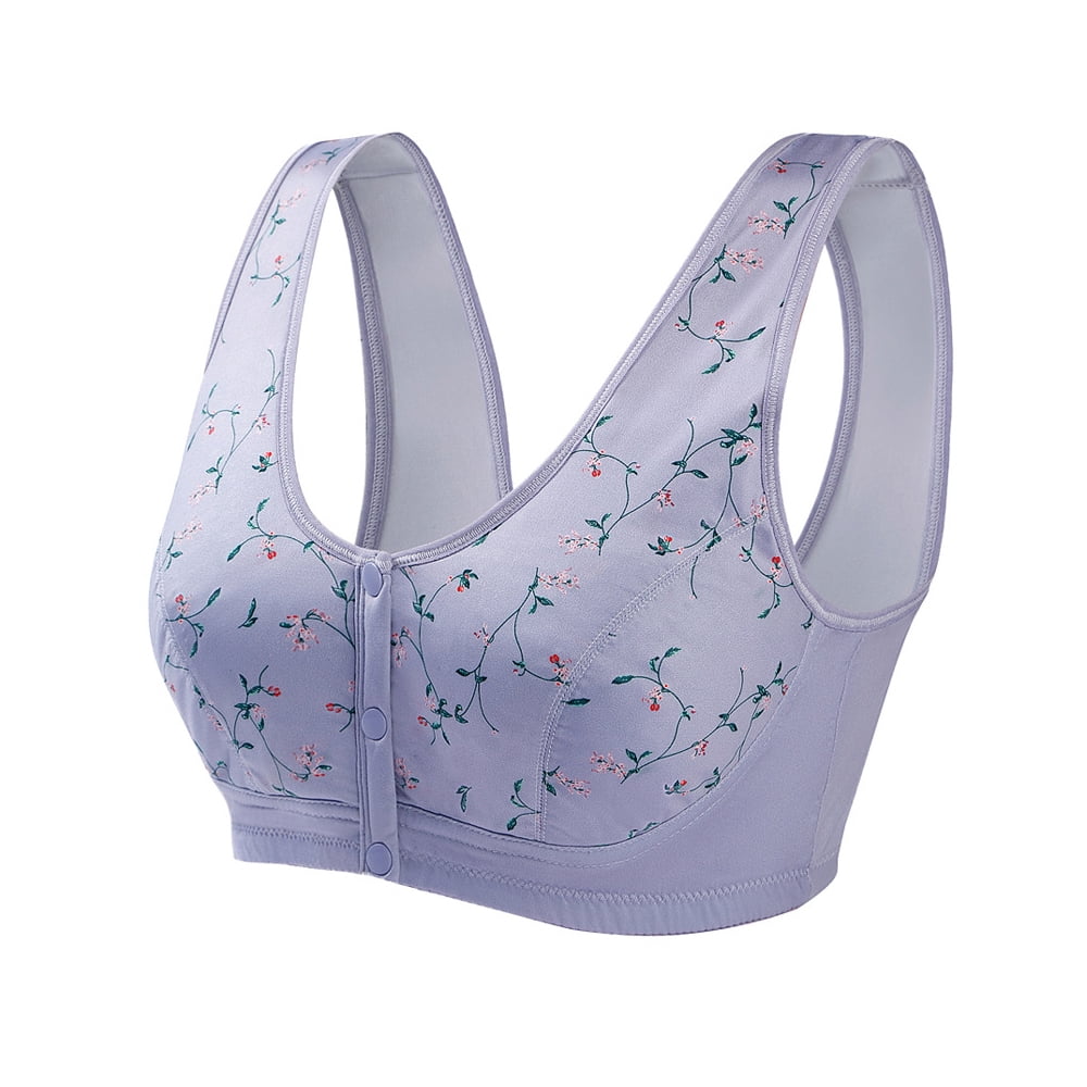 POINTERTECK Pure Silk Convenient Front Button Bra, Front Button Type ...