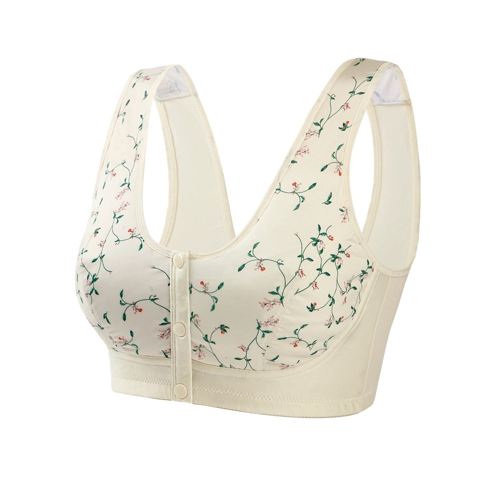 POINTERTECK Pure Silk Convenient Front Button Bra, Front Button Type ...