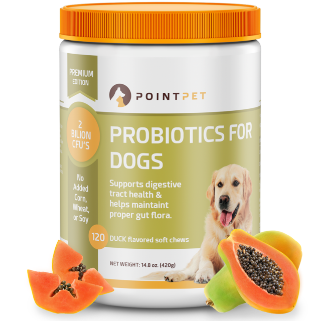 POINTPET Probiotics for Dogs Natural Probiotic Supplement with