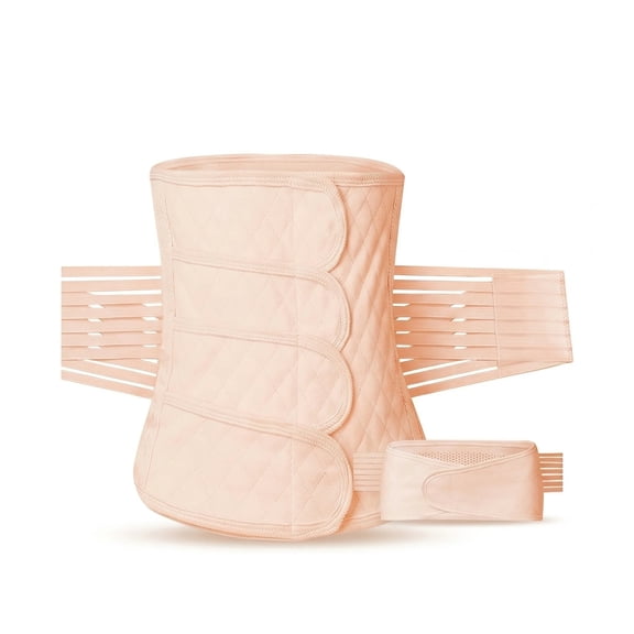 POITVD 2-in-1 Postpartum Belly Band & Pelvis Wrap XL Breathable Abdominal Binder for C-Section Recovery