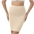 thumbnail image 1 of POIUYTR Shapewear Slip for Under Dresses Women Half Slip Tummy Control Dress Seamless Skirt Slip Body Shaper Shapewear Dress for Women, 1 of 6