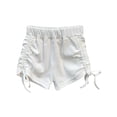 thumbnail image 1 of POIUYTR Girl's Casual Shorts Joggers Big Kids' Adjustable Drawstring Athletic Shorts for Skate Park (Ages 8-15), 1 of 3