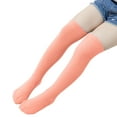 thumbnail image 1 of POIUYTR Girls Over The Knee Socks Flat Knit Long Boot Stocking Cotton Uniform Socks Thigh High Socks for Kids, 1 of 5