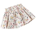 thumbnail image 1 of POIUYTR Girls Summer Pleated Skirts Casual Elastic Waist Flowy Mini Skirt Kids Vacation Pritned Skirts 1-8 Years, 1 of 6