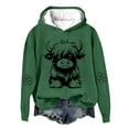 thumbnail image 1 of POIUYTR Highland Cow Hoodie for Women Warm Fleece Cowgirl Sweatshirt Funny Cute Graphic Shirt Long Sleeve Pullover Tops, 1 of 8