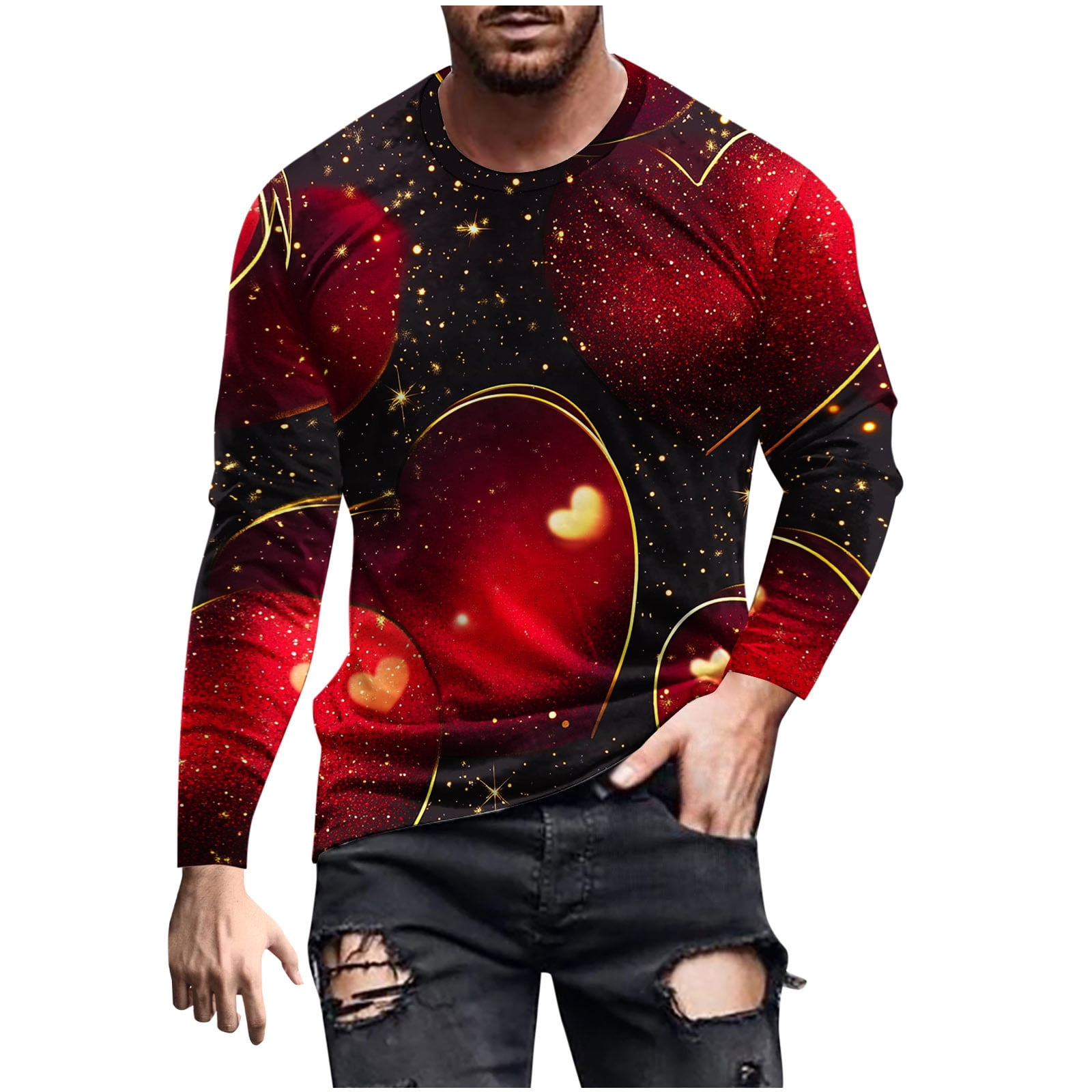 5 Hearts On Sleeve Tee Men main image 1
