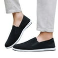 thumbnail image 1 of POIUYTR Men's Slip On Sneakers Non Slip Walking Shoes Breathable Work Casual Lightweight Tennis Workout Shoes, 1 of 4