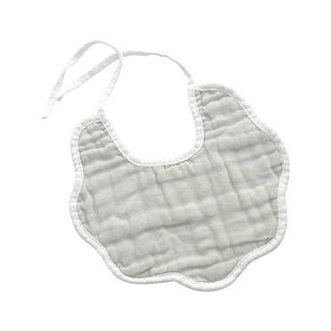 POIUYTR Muslin Baby Bibs Cotton Baby Bandana Drool Bibs Adjustable Soft Absorbent Newborns Infant Burp Cloths for Teething Drooling