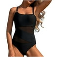 thumbnail image 1 of POIUYTR One Piece Swimsuit for Women Tummy Control Bathing Suits Modest Swimwear, 1 of 7